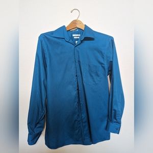 Van Heusen regular fit 15.5 blue dress shirt